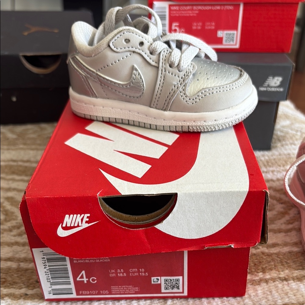 Nike Kids Silver Sneakers